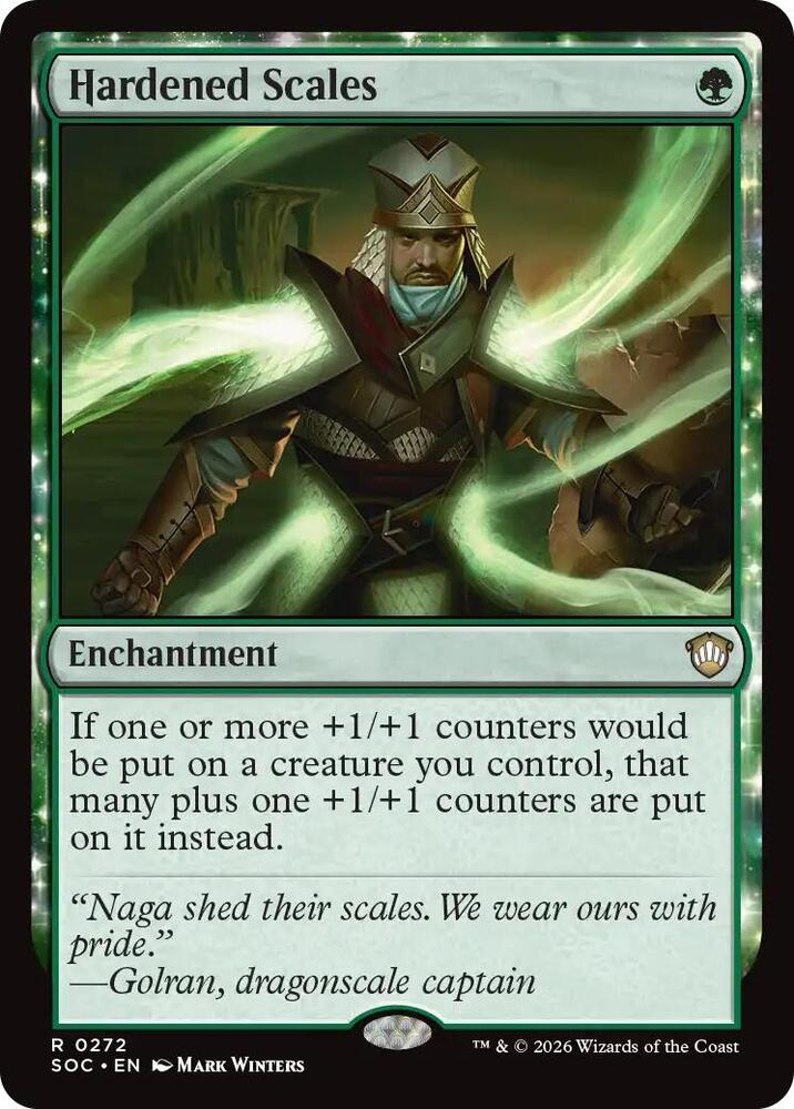 Hardened Scales [Commander: Secrets of Strixhaven] 272