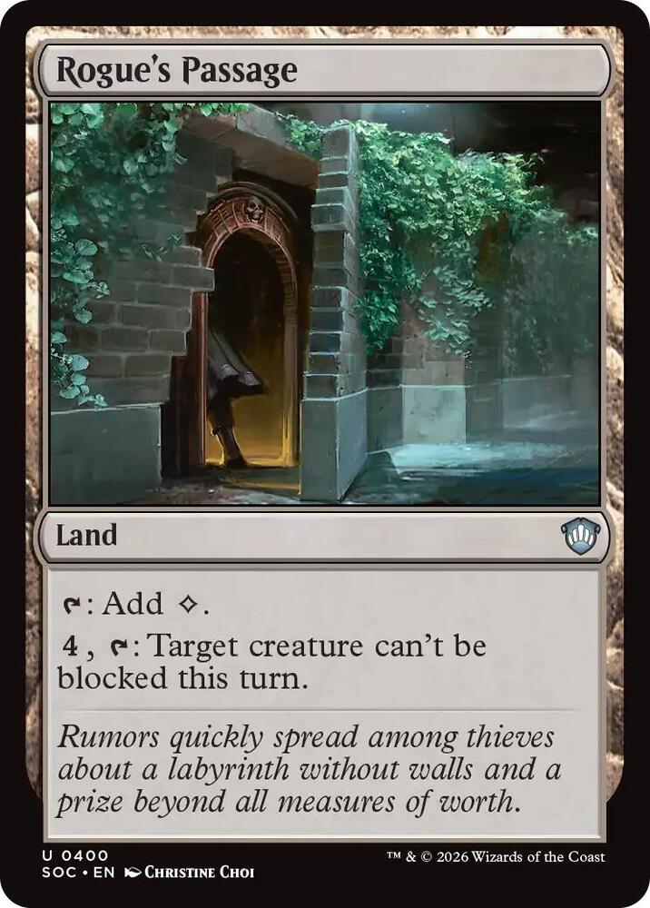 Rogue's Passage [Commander: Secrets of Strixhaven] 400