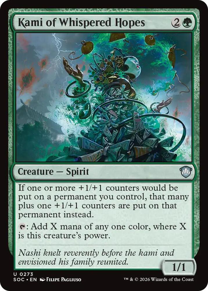 Kami of Whispered Hopes [Commander: Secrets of Strixhaven] 273