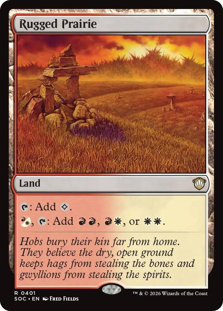 Rugged Prairie [Commander: Secrets of Strixhaven] 401