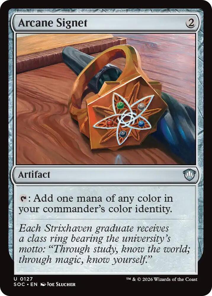 Arcane Signet [Commander: Secrets of Strixhaven] 127