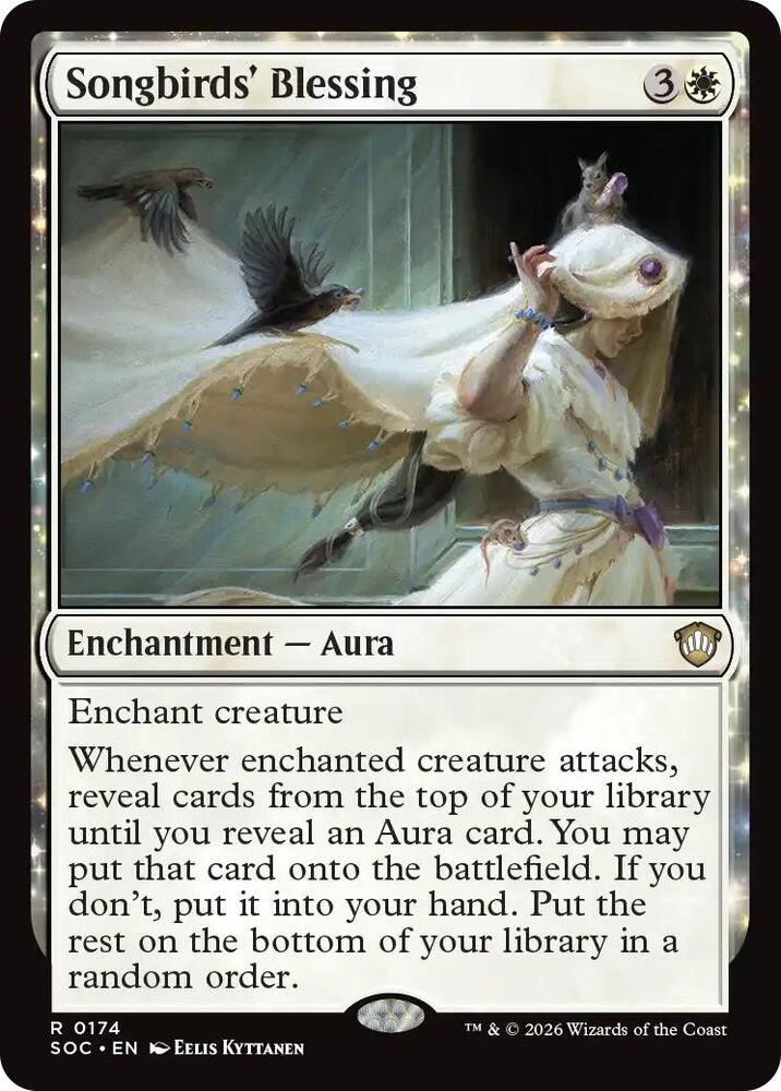 Songbirds' Blessing [Commander: Secrets of Strixhaven] 174
