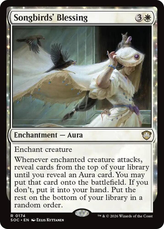 Songbirds' Blessing [Commander: Secrets of Strixhaven] 174