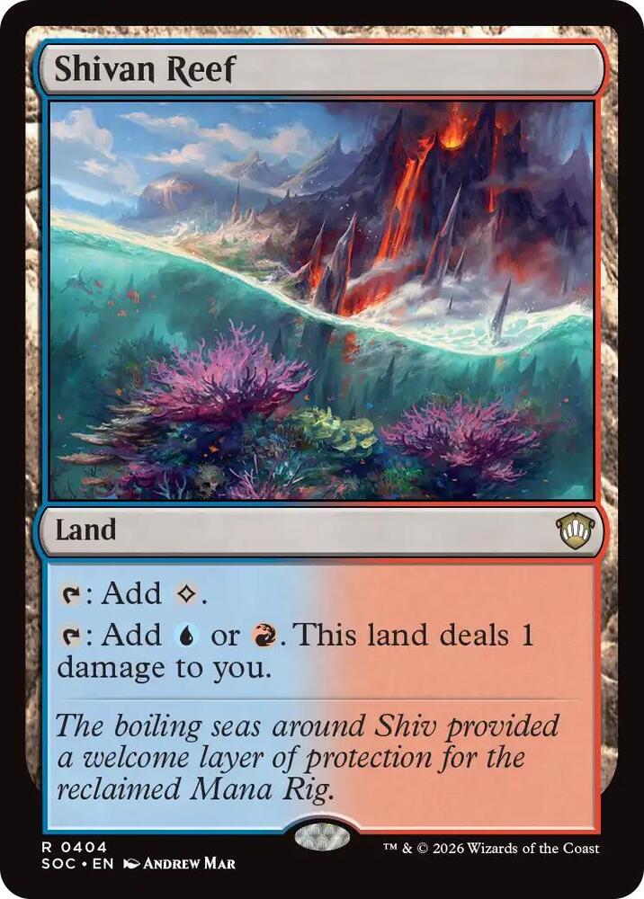 Shivan Reef [Commander: Secrets of Strixhaven] 404