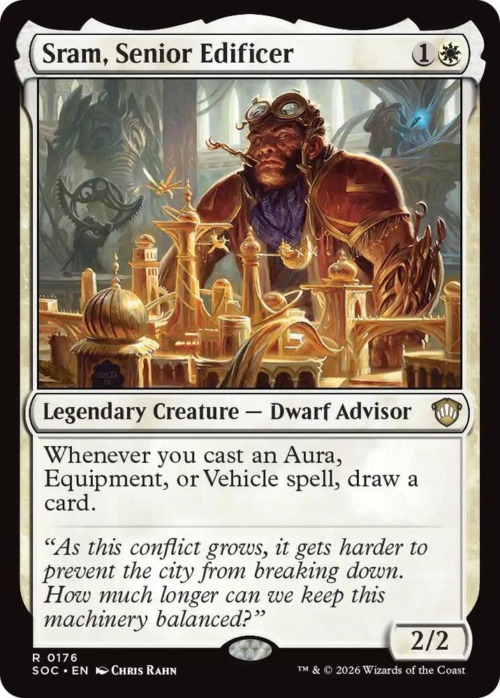Sram, Senior Edificer [Commander: Secrets of Strixhaven] 176