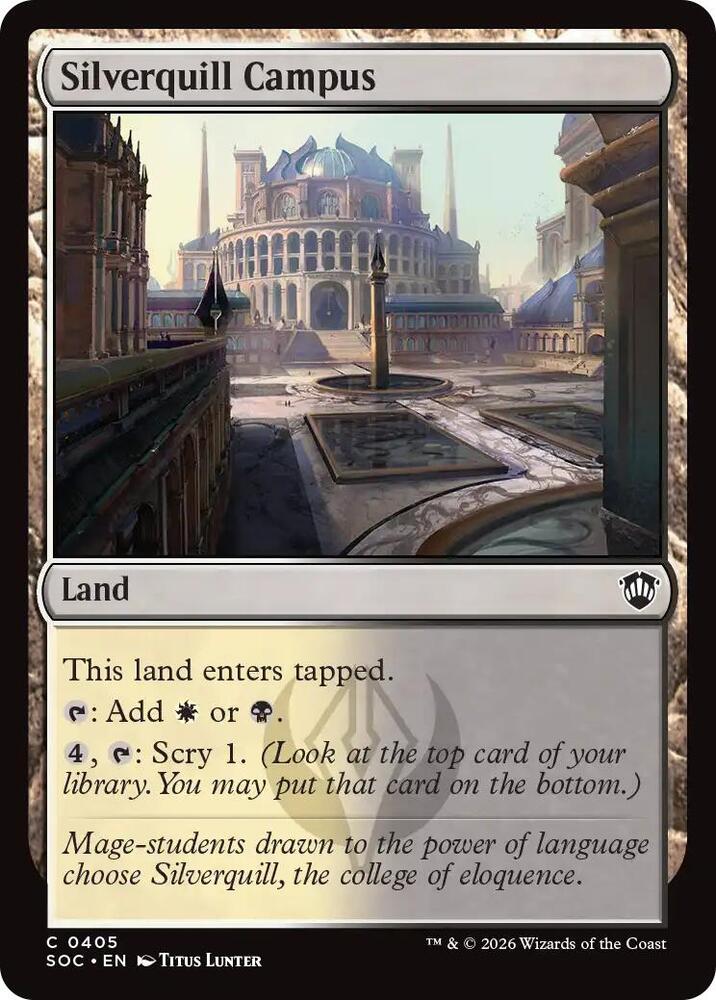 Silverquill Campus [Commander: Secrets of Strixhaven] 405