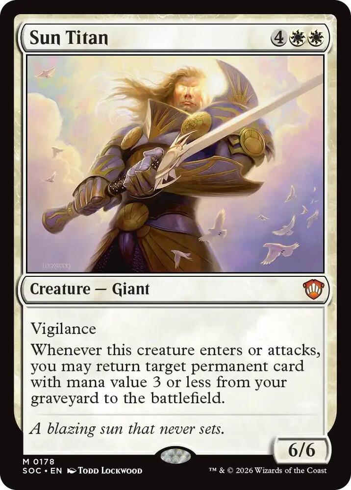 Sun Titan [Commander: Secrets of Strixhaven] 178