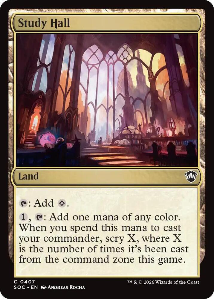 Study Hall [Commander: Secrets of Strixhaven] 407