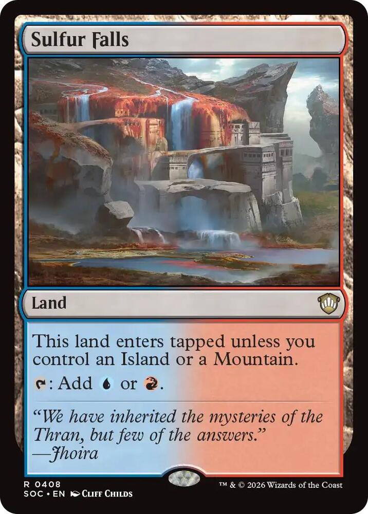 Sulfur Falls [Commander: Secrets of Strixhaven] 408