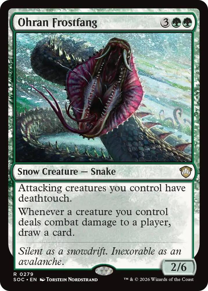 Ohran Frostfang [Commander: Secrets of Strixhaven] 279