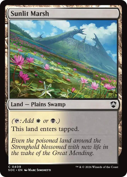 Sunlit Marsh [Commander: Secrets of Strixhaven] 409