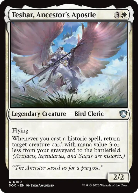 Teshar, Ancestor's Apostle [Commander: Secrets of Strixhaven] 180