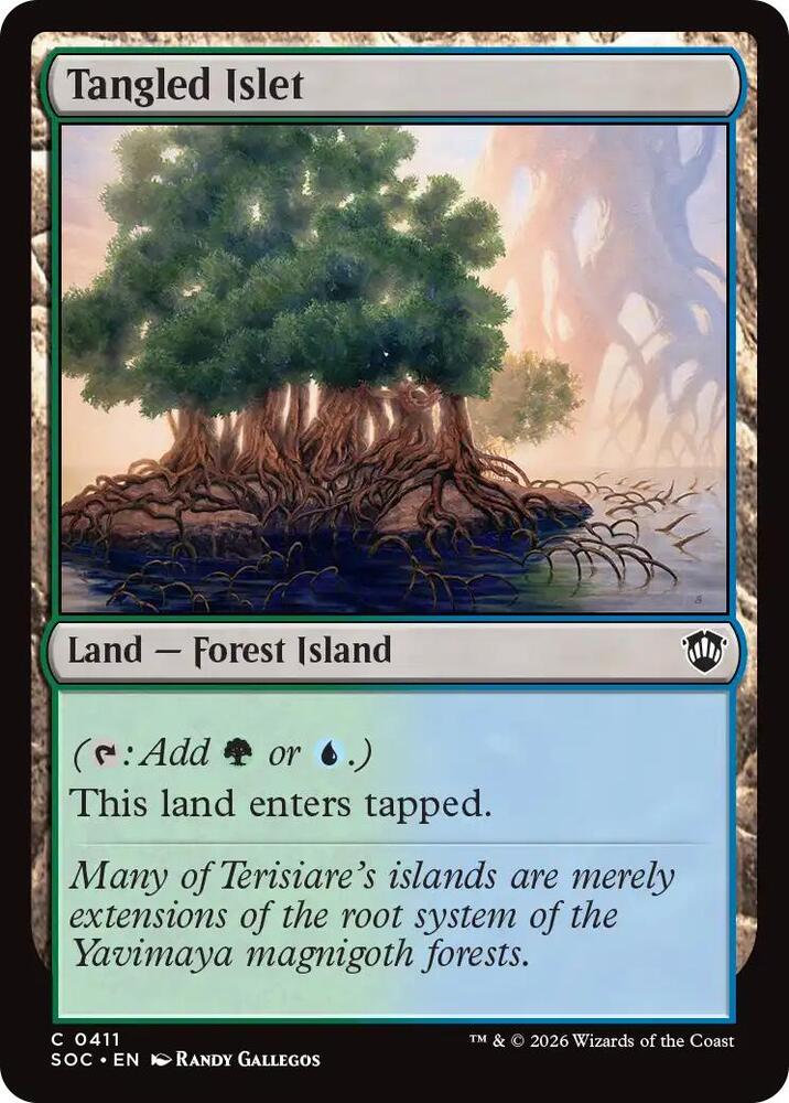 Tangled Islet [Commander: Secrets of Strixhaven] 411