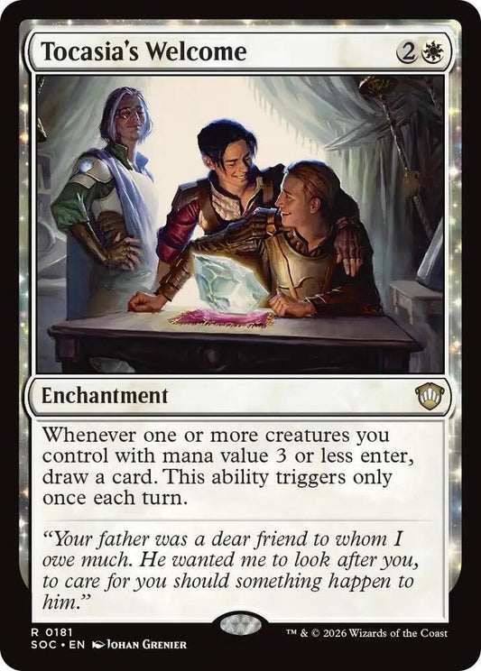 Tocasia's Welcome [Commander: Secrets of Strixhaven] 181
