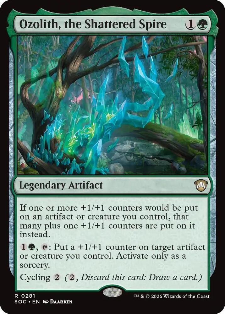 Ozolith, the Shattered Spire [Commander: Secrets of Strixhaven] 281