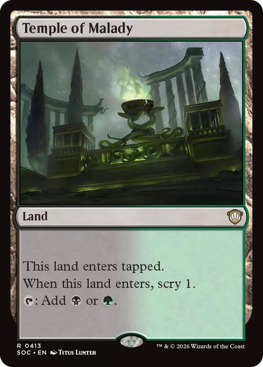 Temple of Malady [Commander: Secrets of Strixhaven] 413