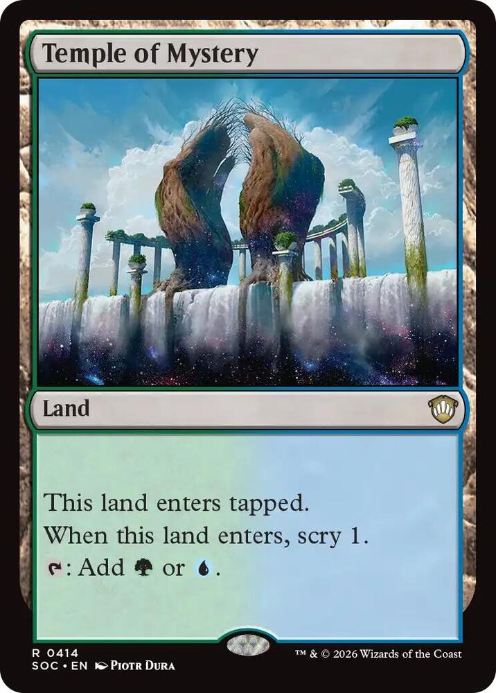 Temple of Mystery [Commander: Secrets of Strixhaven] 414