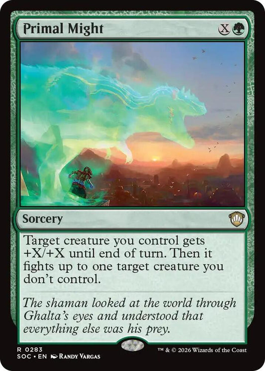 Primal Might [Commander: Secrets of Strixhaven] 283