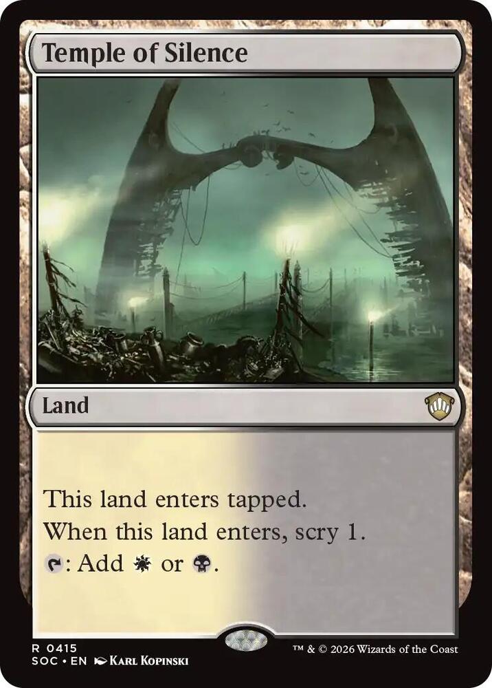 Temple of Silence [Commander: Secrets of Strixhaven] 415
