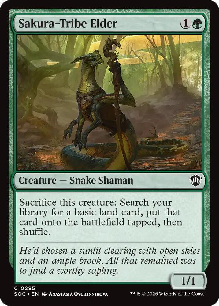 Sakura-Tribe Elder [Commander: Secrets of Strixhaven] 285