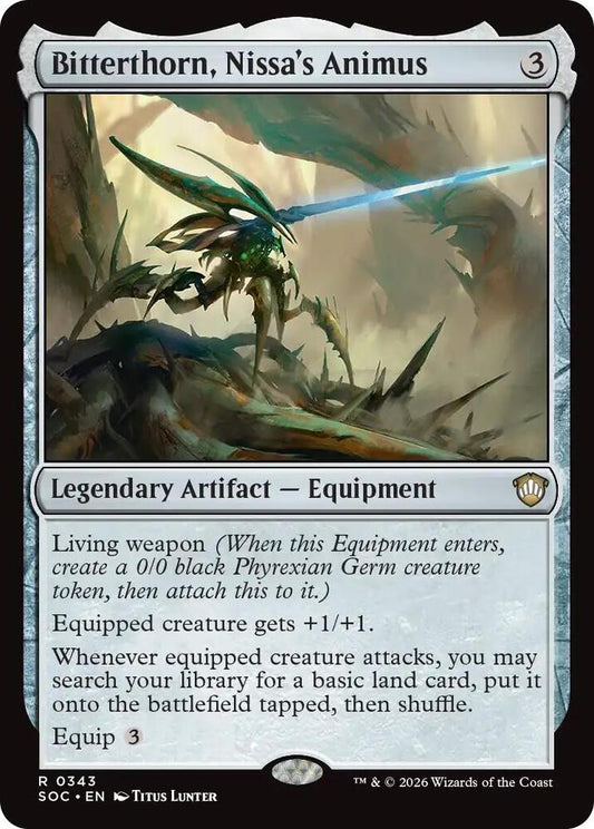 Bitterthorn, Nissa's Animus [Commander: Secrets of Strixhaven] 343