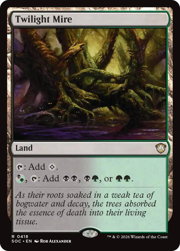 Twilight Mire [Commander: Secrets of Strixhaven] 418
