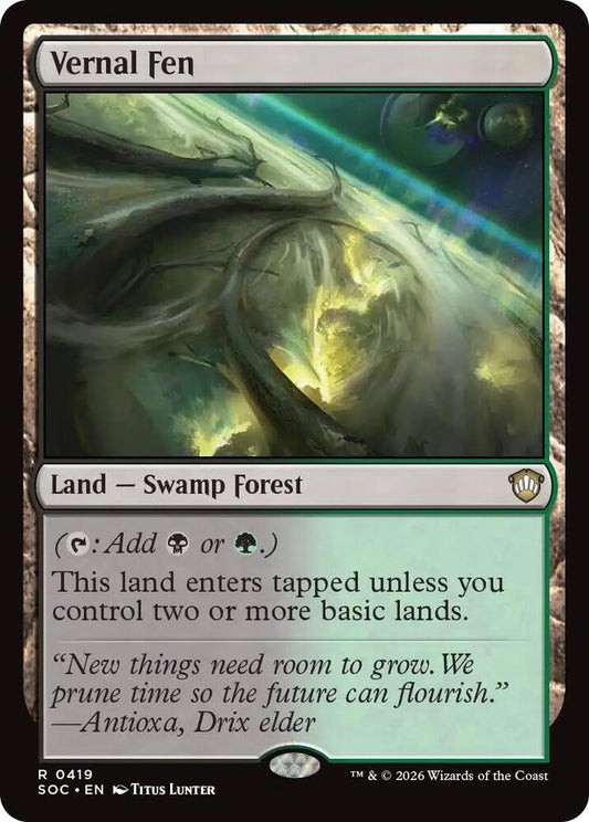 Vernal Fen [Commander: Secrets of Strixhaven] 419