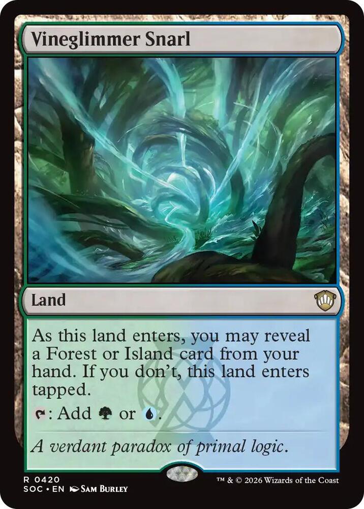 Vineglimmer Snarl [Commander: Secrets of Strixhaven] 420