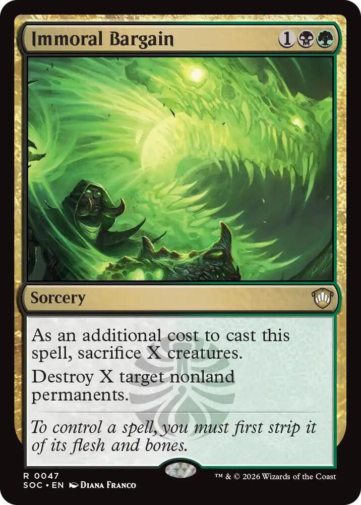Immoral Bargain [Commander: Secrets of Strixhaven] 47
