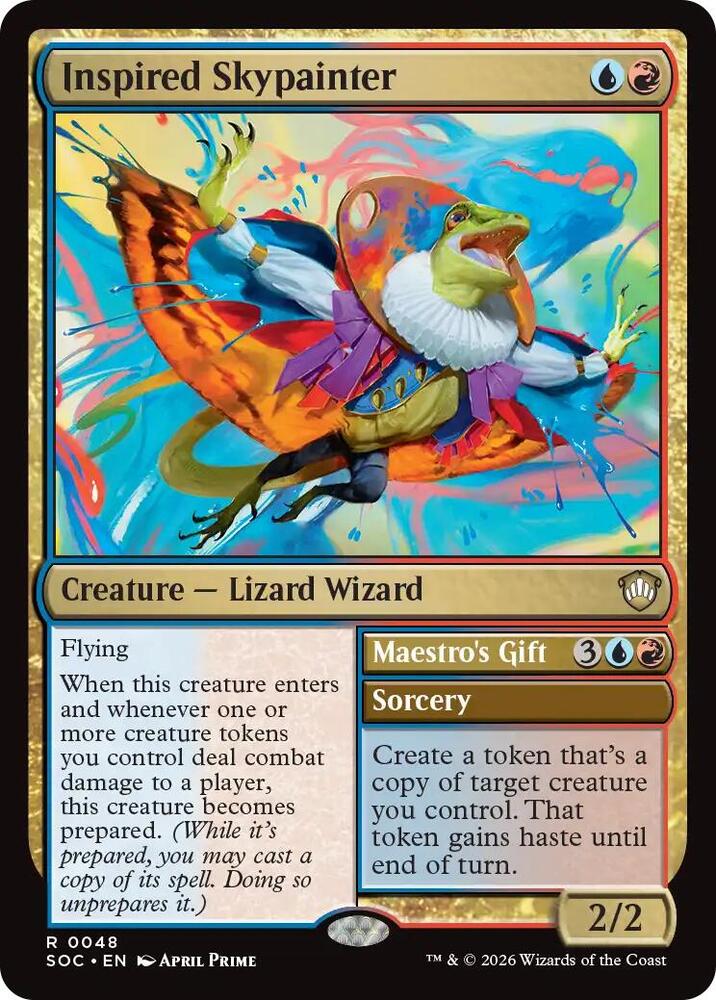 Inspired Skypainter [Commander: Secrets of Strixhaven] 48