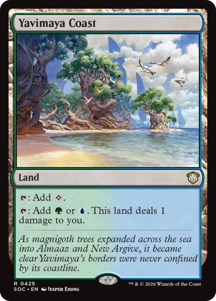 Yavimaya Coast [Commander: Secrets of Strixhaven] 425