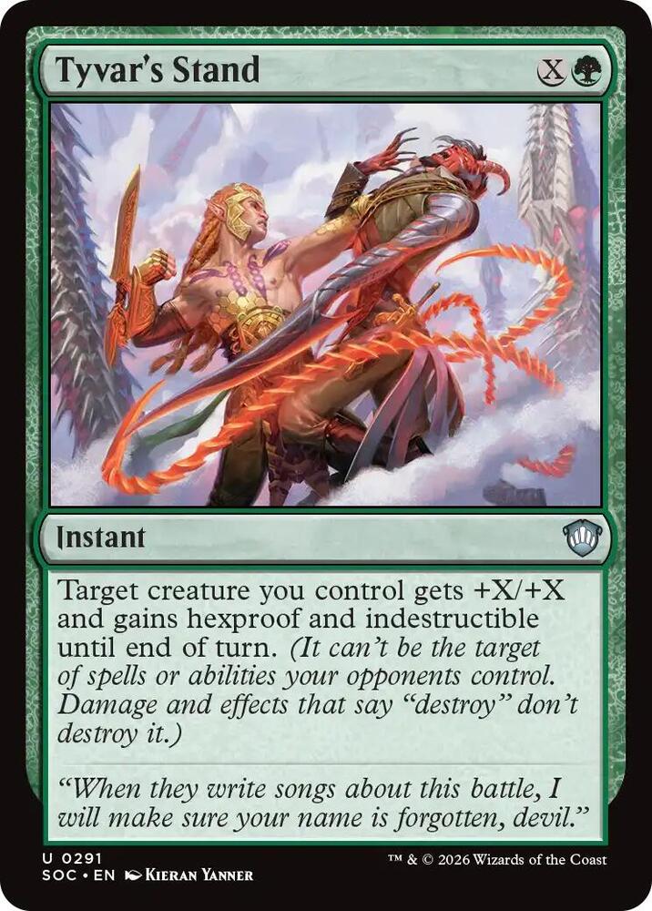 Tyvar's Stand [Commander: Secrets of Strixhaven] 291