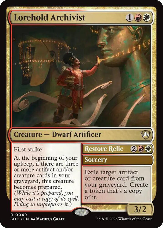 Lorehold Archivist [Commander: Secrets of Strixhaven] 49