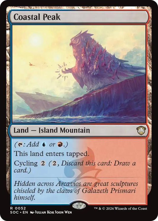 Coastal Peak [Commander: Secrets of Strixhaven] 52