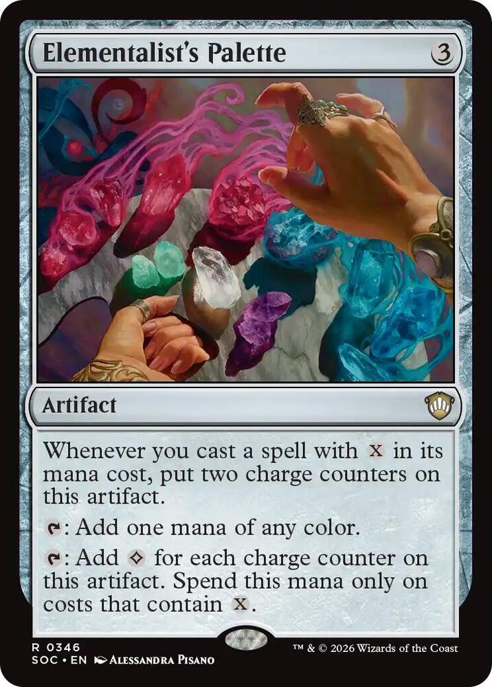 Elementalist's Palette [Commander: Secrets of Strixhaven] 346