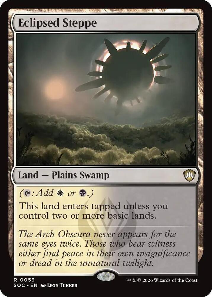 Eclipsed Steppe [Commander: Secrets of Strixhaven] 53
