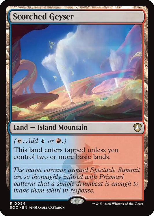 Scorched Geyser [Commander: Secrets of Strixhaven] 54