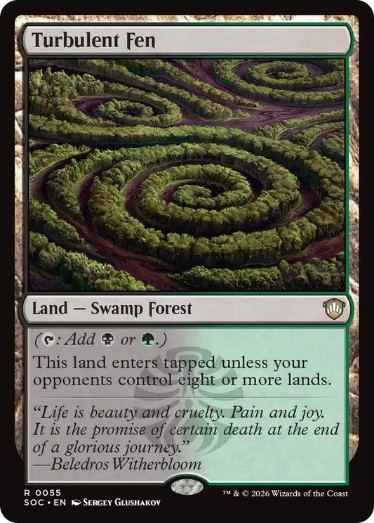 Turbulent Fen [Commander: Secrets of Strixhaven] 55