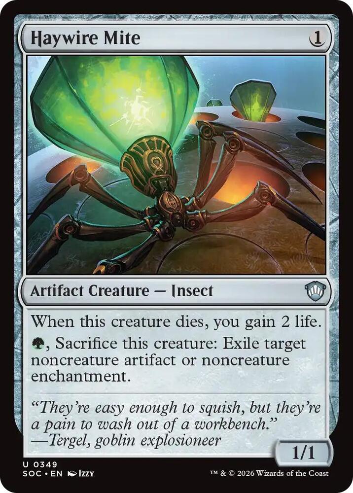 Haywire Mite [Commander: Secrets of Strixhaven] 349