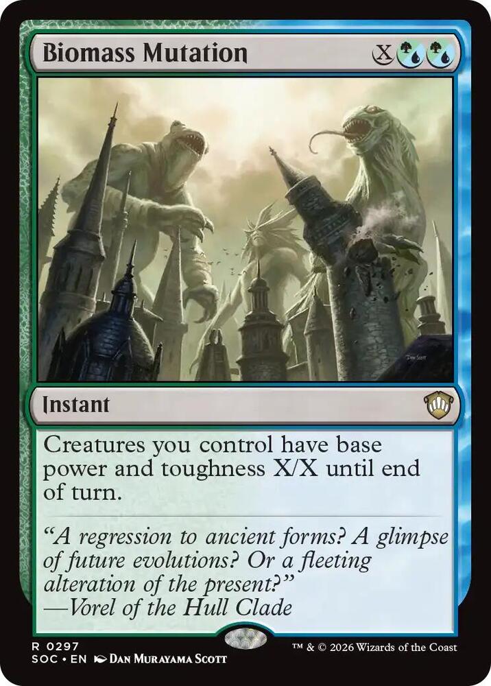 Biomass Mutation [Commander: Secrets of Strixhaven] 297