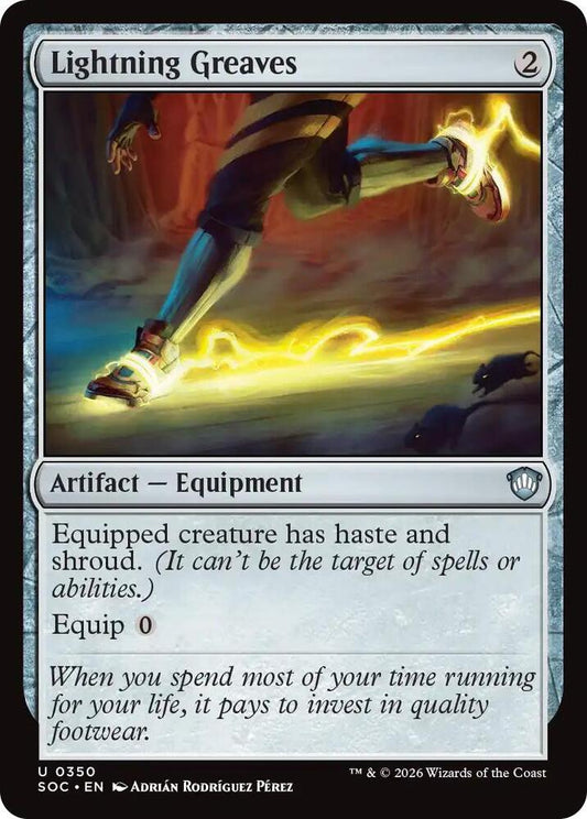 Lightning Greaves [Commander: Secrets of Strixhaven] 350