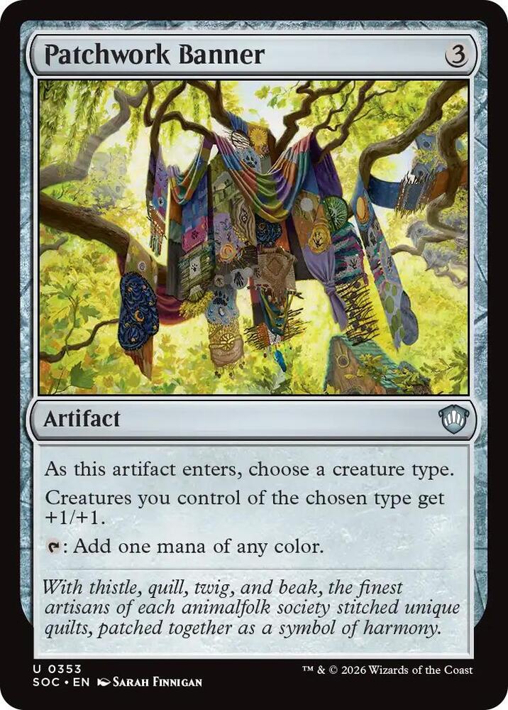 Patchwork Banner [Commander: Secrets of Strixhaven] 353