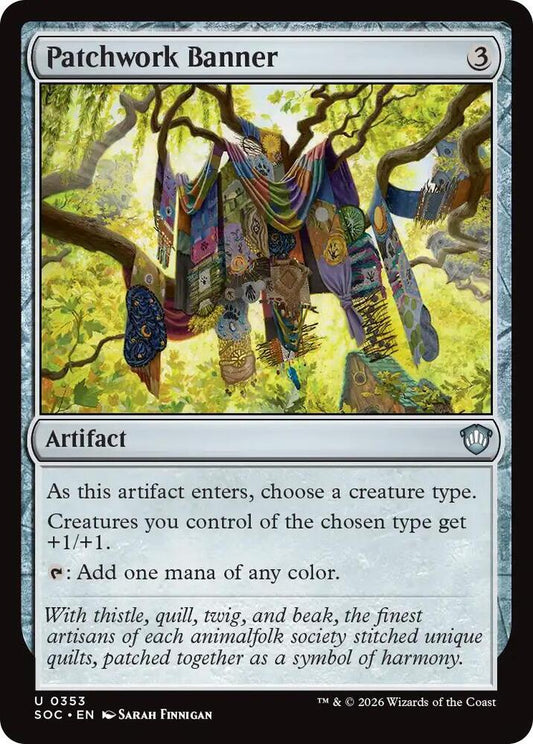 Patchwork Banner [Commander: Secrets of Strixhaven] 353
