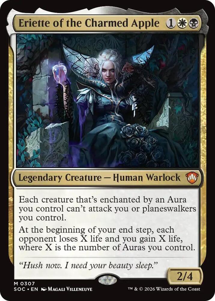 Eriette of the Charmed Apple [Commander: Secrets of Strixhaven] 307