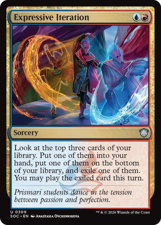 Expressive Iteration [Commander: Secrets of Strixhaven] 309