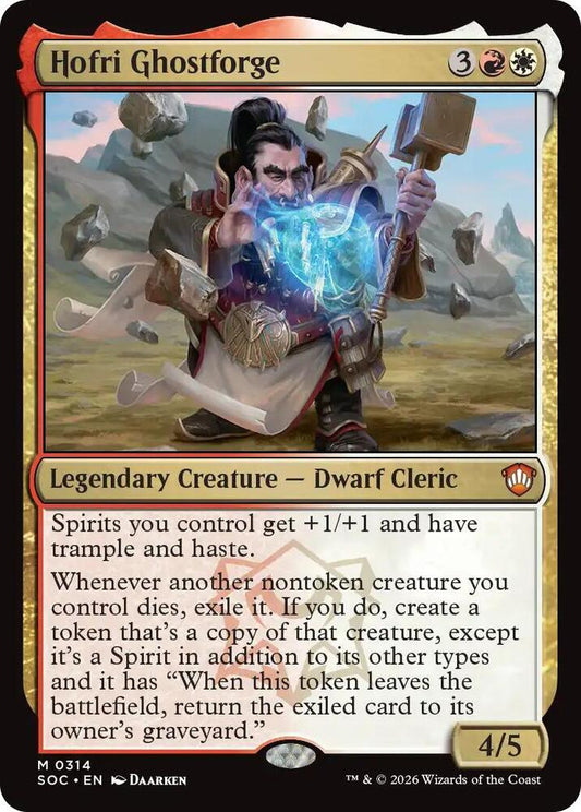 Hofri Ghostforge [Commander: Secrets of Strixhaven] 314