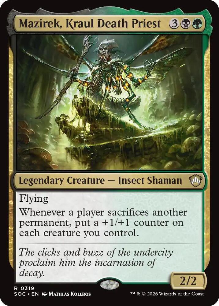 Mazirek, Kraul Death Priest [Commander: Secrets of Strixhaven] 319