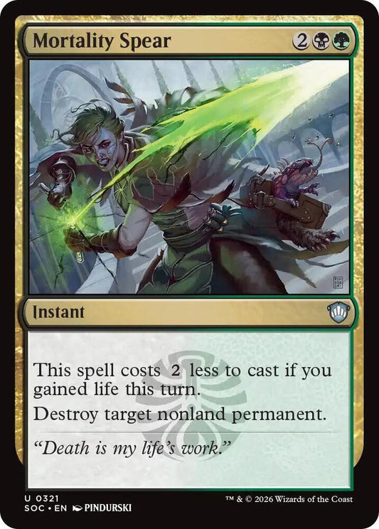Mortality Spear [Commander: Secrets of Strixhaven] 321