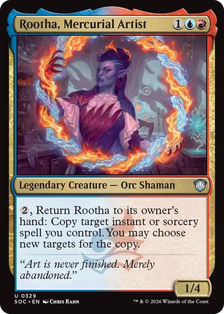 Rootha, Mercurial Artist [Commander: Secrets of Strixhaven] 329