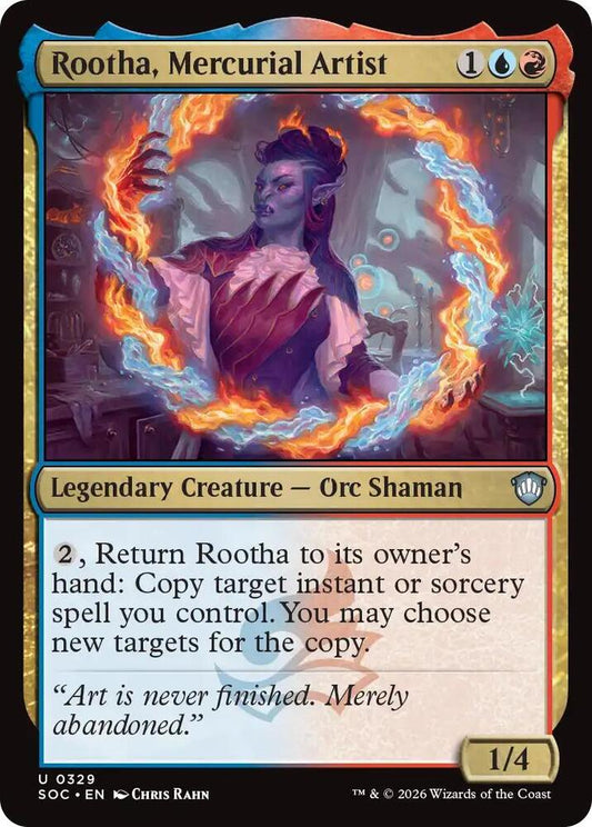 Rootha, Mercurial Artist [Commander: Secrets of Strixhaven] 329